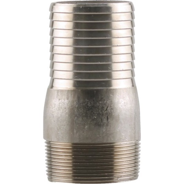 Boshart Industries UMASS-12 Adapter 1-1/4 In Male Insert Stainless Steel