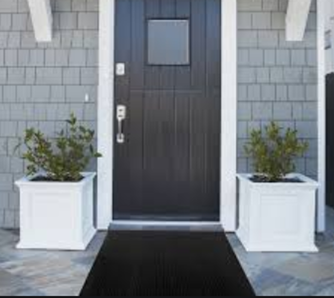 WJ DENNIS & CO CV45369 Black Rubber Runner 36 In X 60 In Ribbed