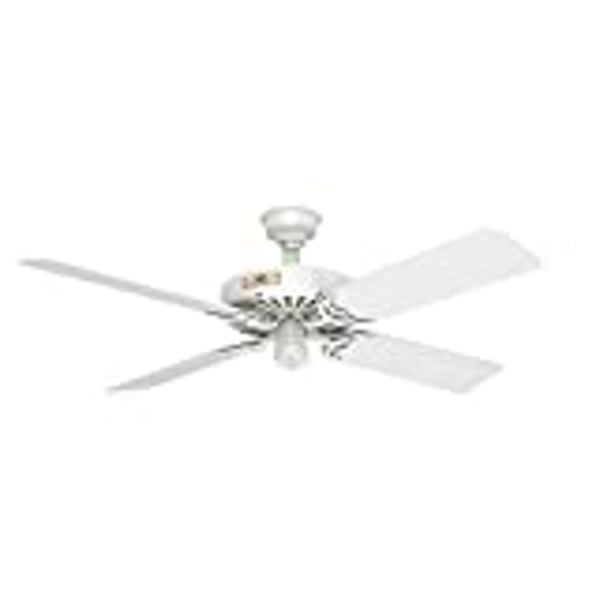 Hunter Fan Company HU23845 Ceiling Fan 52 In White Finish with 5 White Blades