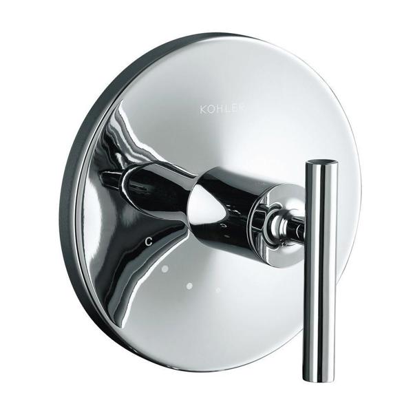 Kohler T14488-4-CP Purist Valve Trim Single Metal Lever Thermostatic Chrome