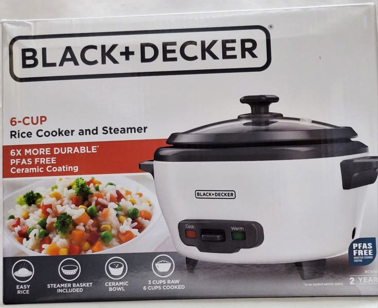 Applica Consumer Products RC506 Rice Cooker 6 Cup Capacity