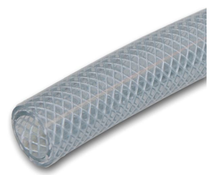 Abbott Rubber T12004003/10044P Braided Reinforced Vinyl Tubing 1/2 In 200 PSI