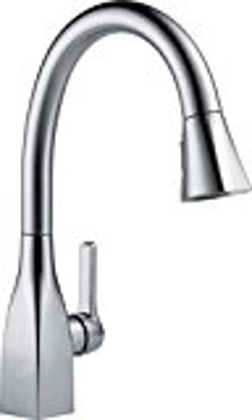 Delta Faucet 9183-AR-DST Single Handle Pull Down Kitchen Faucet Arctic Stainless Steel