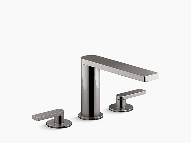 Kohler 73060-4-TT Composed Faucet with Lever Handles Vibrant Titanium