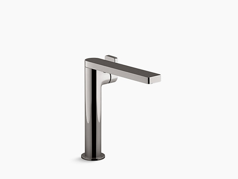 Kohler 73168-4-TT Composed Kitchen Faucet Vibrant Titanium Lever Handle