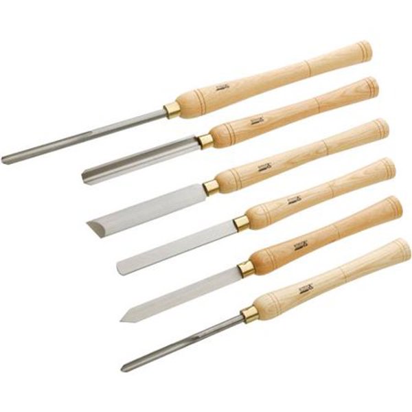 Woodstock International Inc D2304 Deluxe Lathe Chisel Set of 6