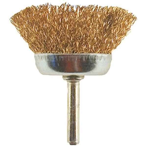 ENKAY PRODUCTS 1841-C Wire Cup Brush 2 Inch 1/4 Inch Carded