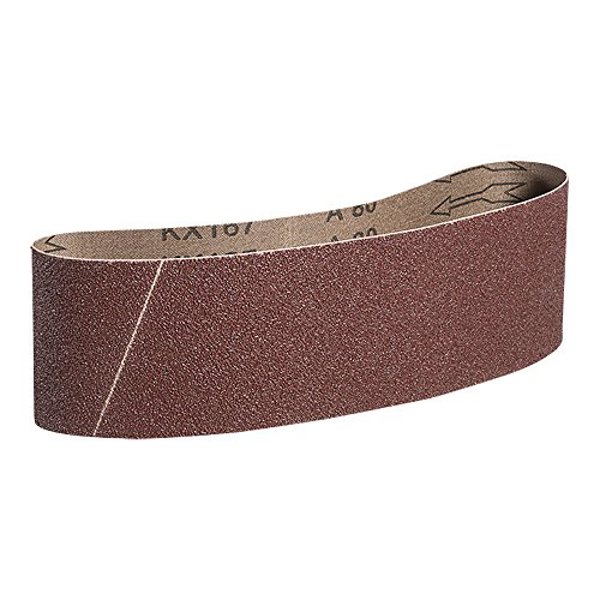 Mercer Abrasives 110080 Premium Sanding Belt 4x24 Aluminum Oxide Grit 80
