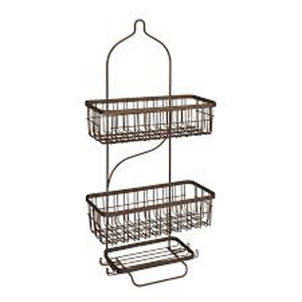 Popular Bath 74655 Shower Caddy Rome W Gold Acrylic Oil Rubbed Bronze