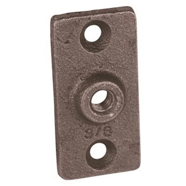 Barnett Brass & Copper 461920 Hanger Plate 3/8 In Black