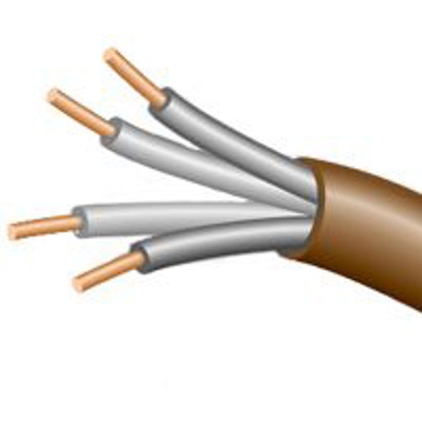 Southwire Company COLE 553046607-FT Wire Thermostat 250 Ft 18/4 Brown