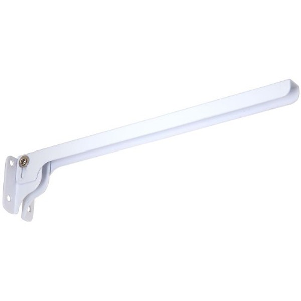 National Hardware N210-864 Folding Shelf Bracket 12 In White