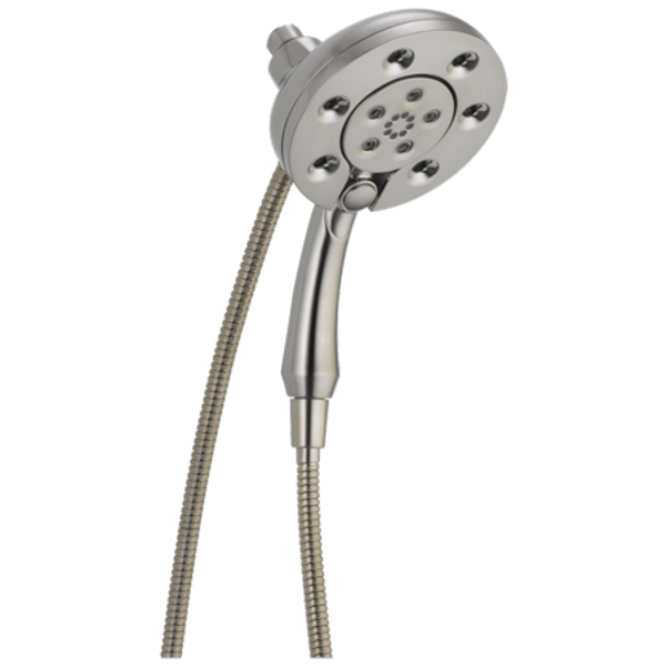 Delta Faucet 58472-SS Two-In-One Hand Shower H2Okinetic 4-Setting Stainless Steel