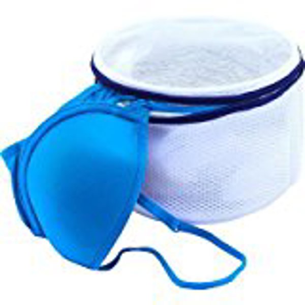 Kennedy International W-82436-12 Mesh Bra Wash Bag 6.25 In White