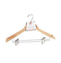 3085 2 Pack Natural Suit Hanger