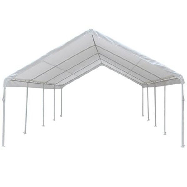 King Canopy HC1827PC Canopy 18 Ft X 27 Ft Hercules 10 Leg 11 Ft 6 In High White