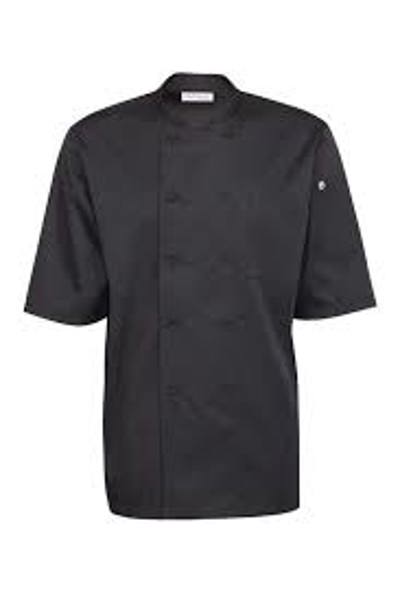 Chef Works JLCV-BLK-L Basic Cool Vent Chef Coat Large Black