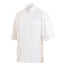 JLCV-WHT-M Medium White Chef Coat