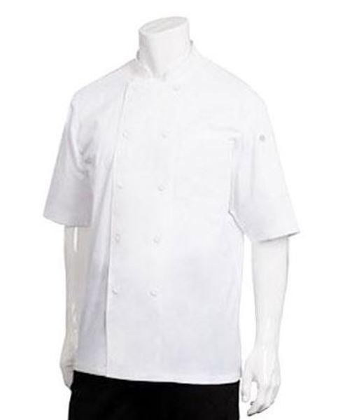 Chef Works JLCV-WHT-XS Chef Coat White Extra Small Basic Cool Vent
