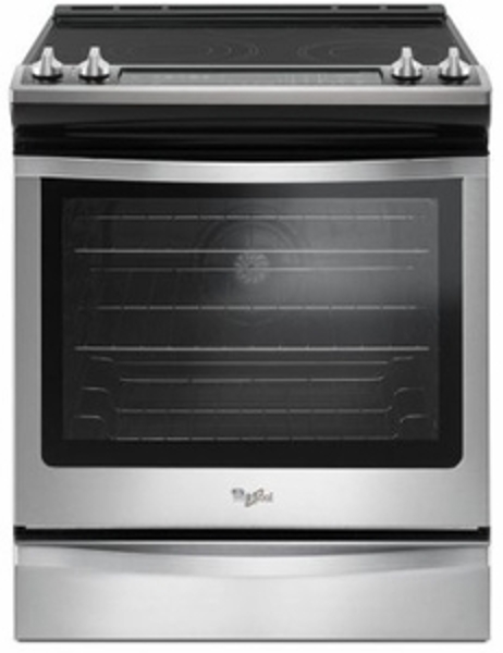 Whirlpool WEE745H0FS Electric Slide-In Range Stainless Steel 30 In True Convection