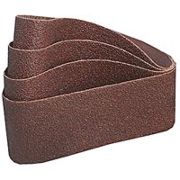 Norton 27944 4x24 In Sanding Belt 80 Grit Medium Aluminum Oxide Abrasive
