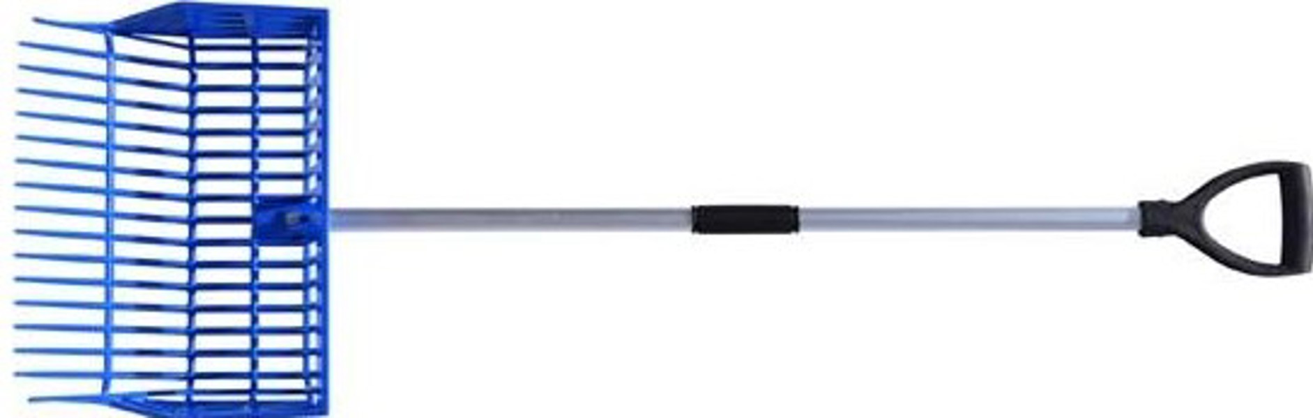 Tuff Stuff Products STR-22-BLUE Barn Fork Blue Aluminum Handle