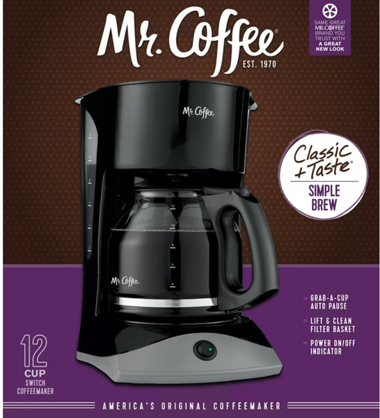 Sunbeam Rival SK13-NP Coffeemaker 12 Cups Black