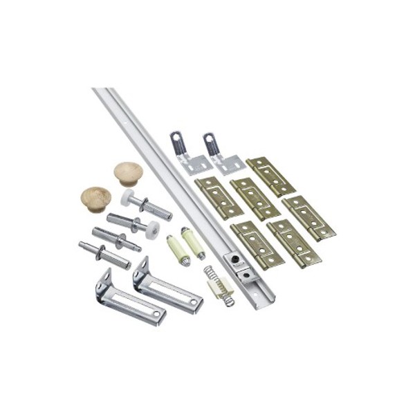 National Hardware N343-731 Folding Steel Door Hardware Set 60 In