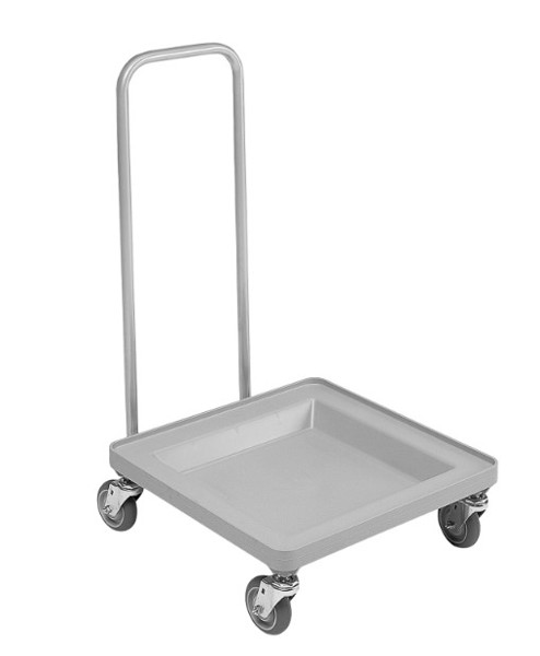 Cambro CDR2020H151 Dolly with Handle Plastic Dish Rack Dolly