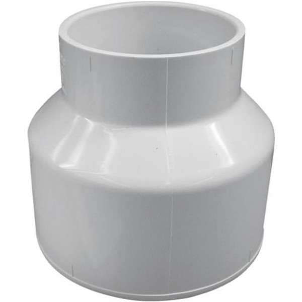 Genova Products 70164 Coupling PVC 6X4 DWV Reducing