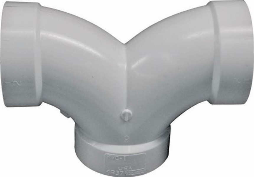 Genova Products 70726 2 In 90 Degree Double Elbow PVC Sch 40