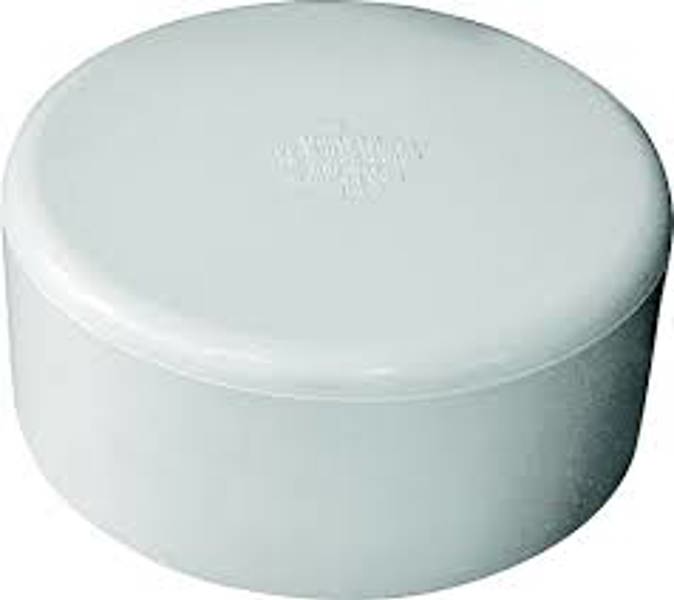 IPEX USA LLC-CANPLAS 193084S Schedule 40 Pipe Cap 4 In PVC White