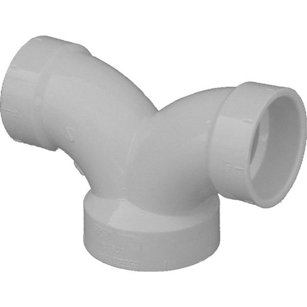 Genova Products 70736 PVC 390 Deg Double DWV Elbow