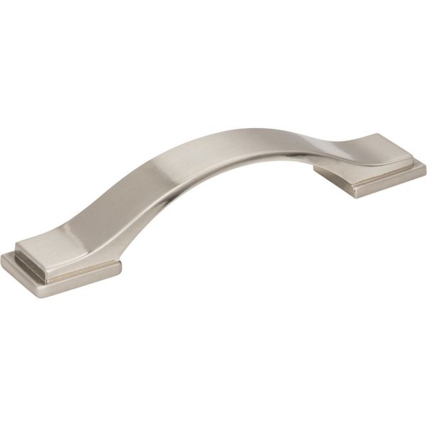 Hardware Resources 80152-96SN Cabinet Pull 5-9/16 In Overall Length 96 Mm Hole Centers Strap