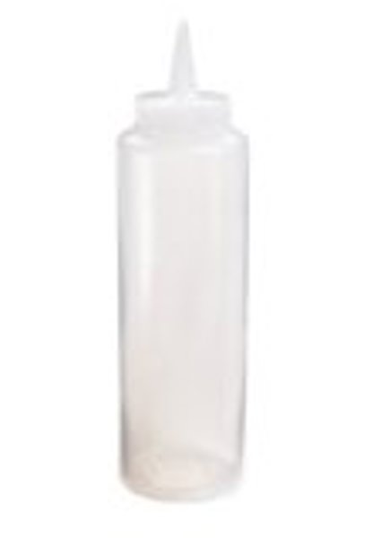Fox Run 43901 Squeeze Bottle 12 Oz Capacity Clear Plastic Ideal for Condiments and Sauces