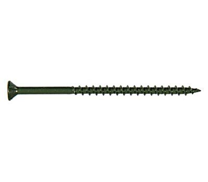 Hillman Group 48407 Deck Screw 3-1/2 In #10 Green Ceramic Exterior Star Drive 1 Lb