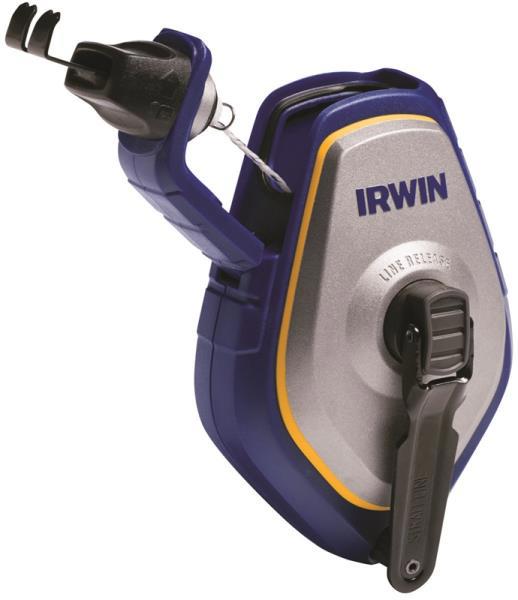 IRWIN INDUSTRIAL IWHT48443 Chalk Line 100 Ft Line 3:1 Gear Ratio White
