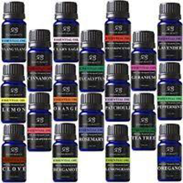 Radha Beauty Essential Oils Box Set 18 Piece Set Aromatherapy Natural Oils
