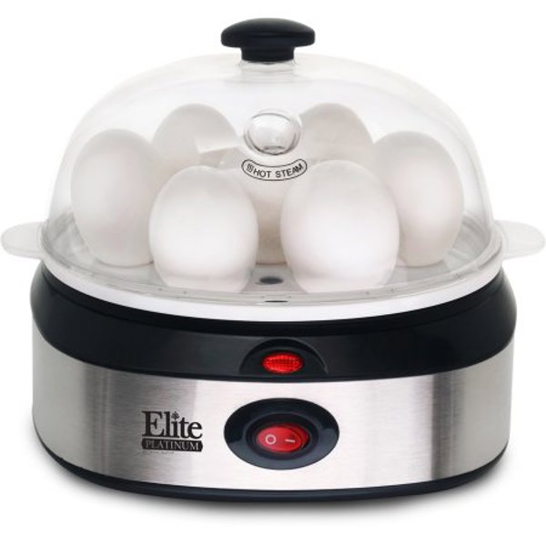 Elite Maxi-Matic EGC-207 Egg Cooker Stainless Steel