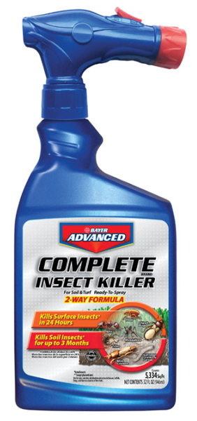 Bayer CropScience 700280B Insect Killer 32 Oz Liquid White Complete 2-Way White to Light Beige
