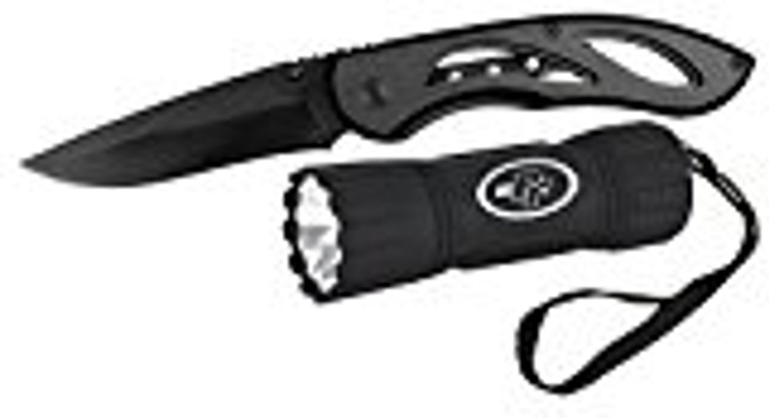 Wilmar W2491 Composite Flashlight with Power Tactical Knife 65 Lumens