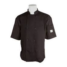 M60019BKS Cook Jacket Black Short Sleeve