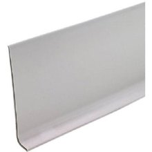 75499 4 In X 120 Ft Silver Vinyl Wallbase