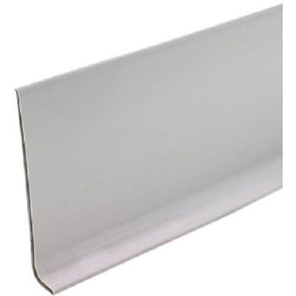 M-D BUILDING PRODUCTS 75499 Vinyl Wallbase 4 In X 120 Ft Silver