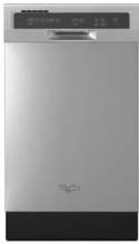 WDF518SAFM 18 Inch Stainless Steel Dishwasher