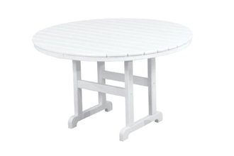RT248WH Patio Dining Table 48 In Round