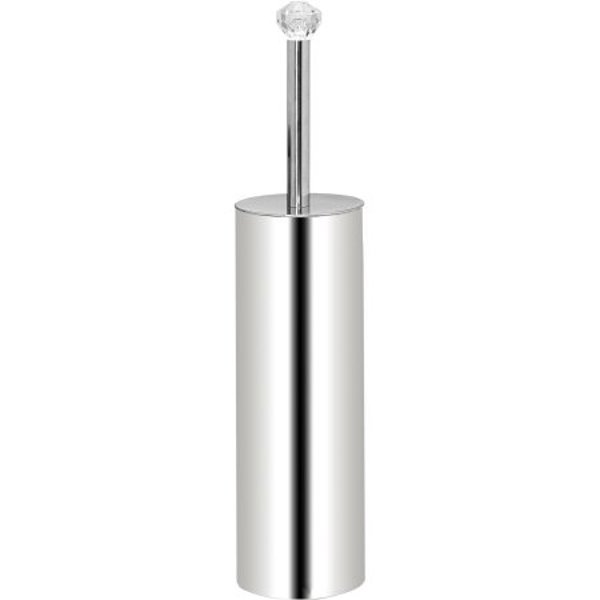 Kennedy International 3856 Toilet Brush Set with Crystal Diamond Ball Tip Stainless Steel Casting Bath Bliss