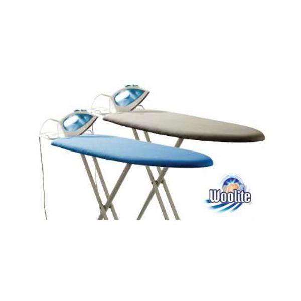 Kennedy International W-84552 Ironing Board 15x48 In With Iron Rest Scorch Resistant Pad With Felt Padding 7mm