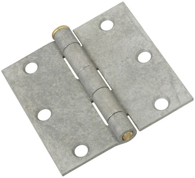National Hardware N208-835 Broad Hinge 3 In Frame Leaf Galvanized 50 Lb