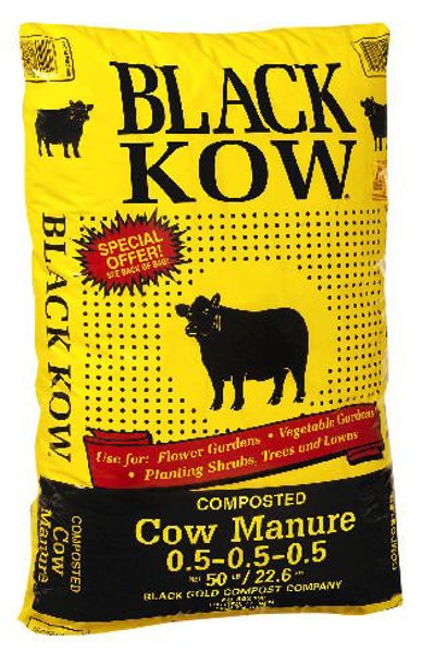 Oldcastle Precast Inc 50150151 Compost 50 L Capacity Black Cow Manure
